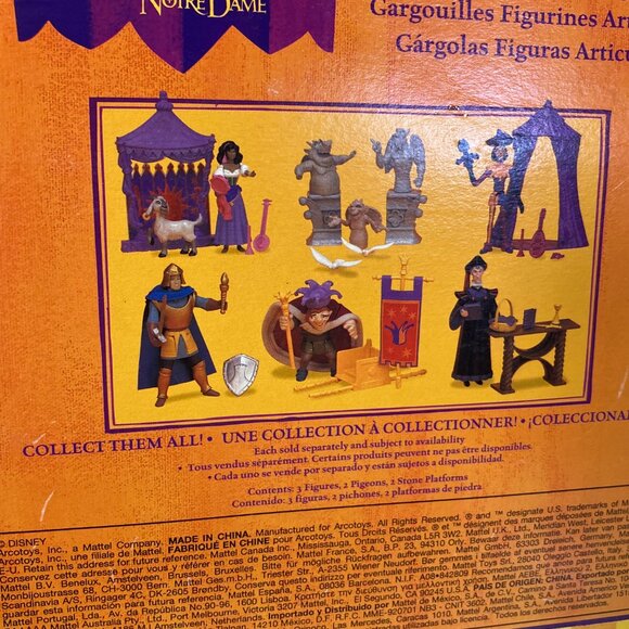 Disney's Hunchback of Notre Dame Gargoyles Action Figure NWT Sealed New - Picture 3 of 13
